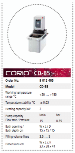 Banho de Aquecimento Julabo CORIO CD até 150ºC imagem 3